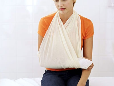 腕部骨折——摔跤惹的禍
